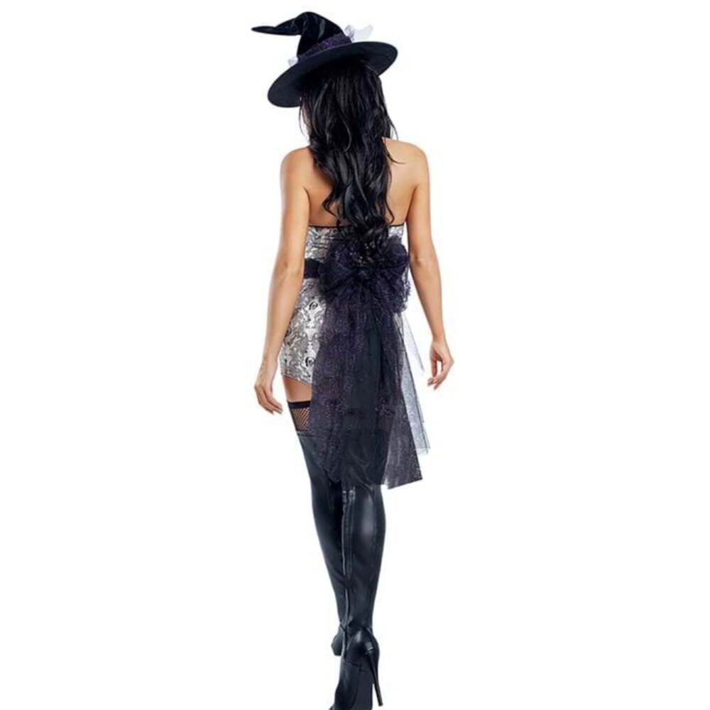 Starline Gothic Elegance Witch Mini Dress Costume - Picture 2 of 13